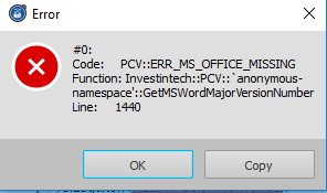 Able2Extract, MS-Office vermisst