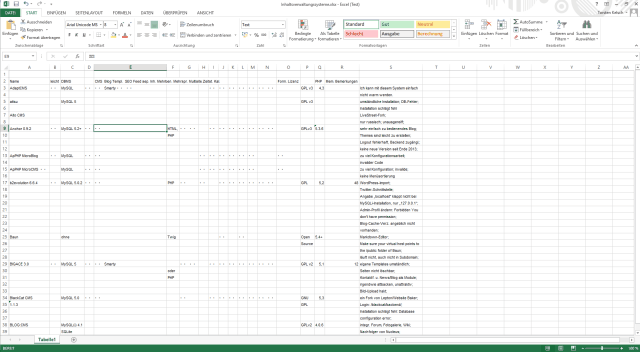 Able2Extract, Konvertierung in Excel