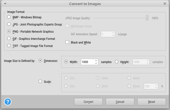 Able2Extract, Bilder konvertieren