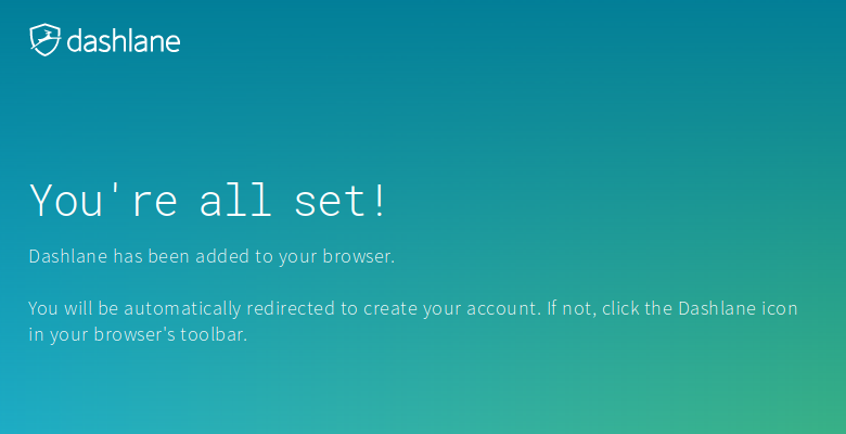 Bild: Dashlane, Added to your browser