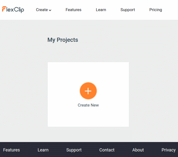 FlexClip: My Projects