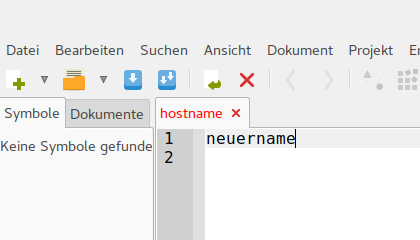 Bild: Hostname ändern (2)