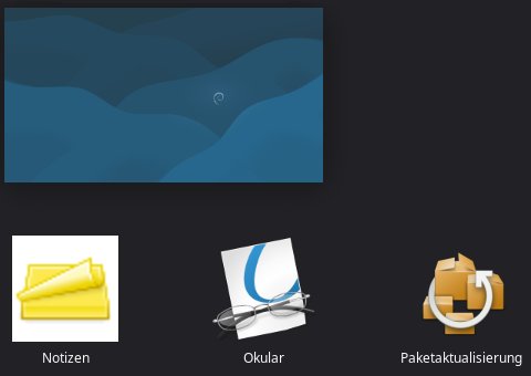 Bild: Paketaktualisierungsanzeige unter GNOME