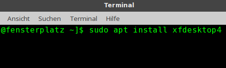 Software übers Terminal installieren