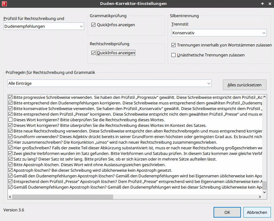 Der Duden Korrektor in TextMaker 2021