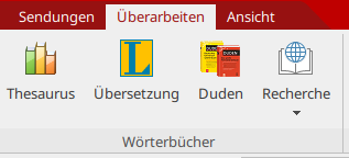 Wörterbücher in TextMaker 2021